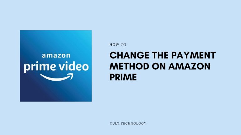 change payment method on amazon prime video