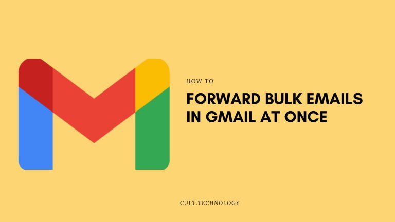 forward multiple emails in gmail at once