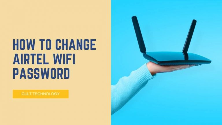 change airtel wifi password