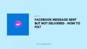 Fix the Facebook Message Sent But Not Delivered