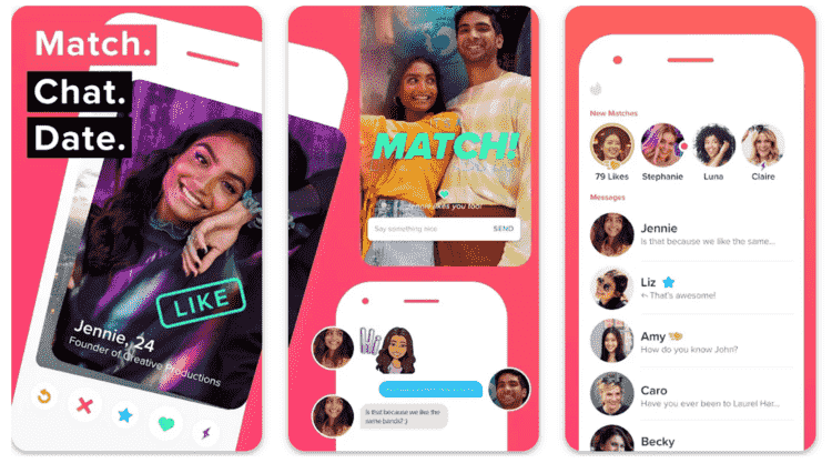 tinder - match, chat and date