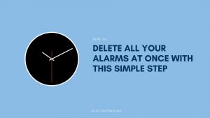cancel all alarms - android and ios