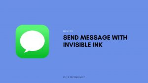 invisible ink iphone