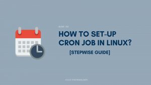 set up cron job in linux