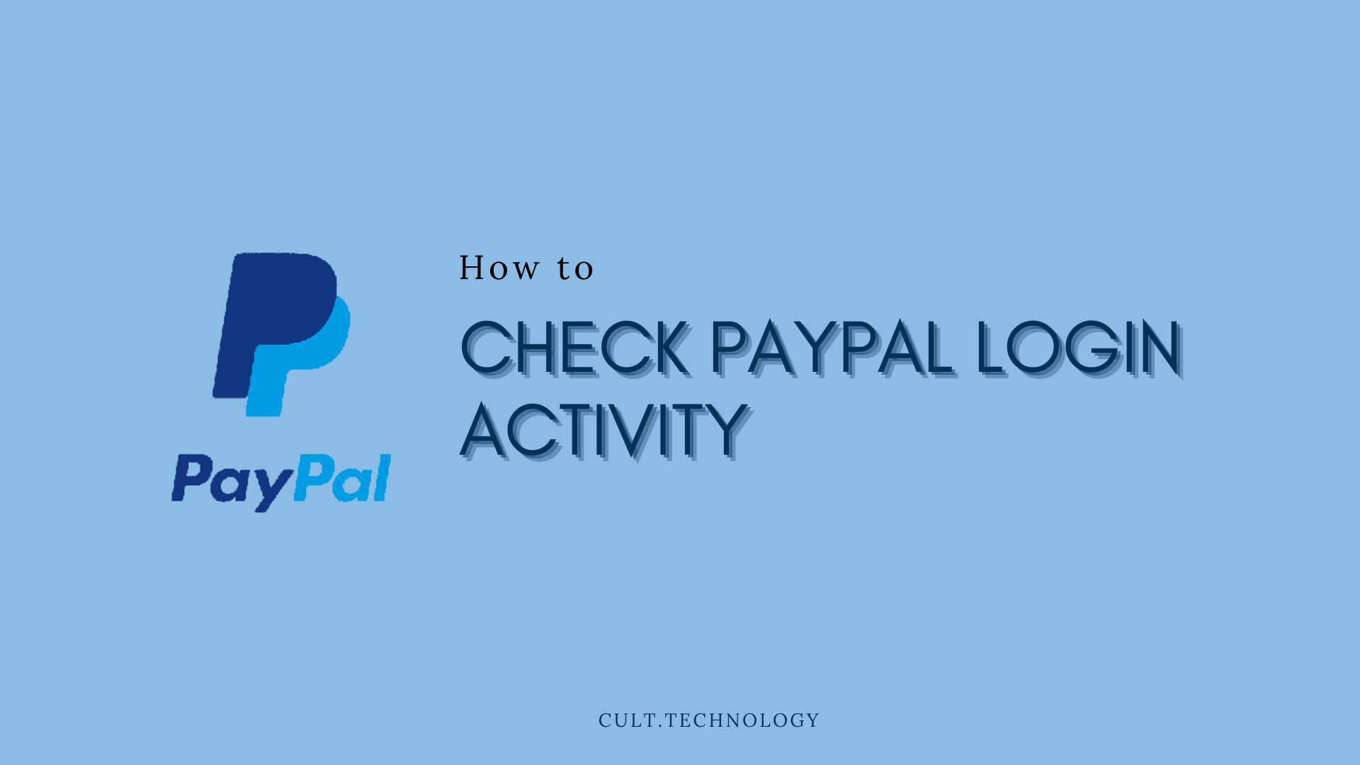 Check PayPal login activity