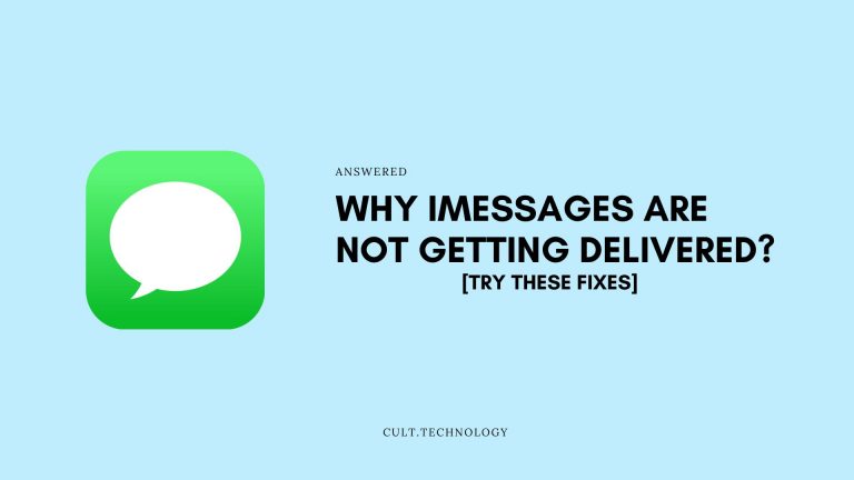 why imessage texts are not delivering