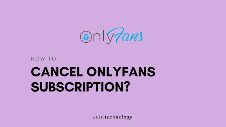 Cancel onlyfans subscription