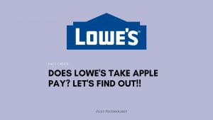 does lowe's take apple pay
