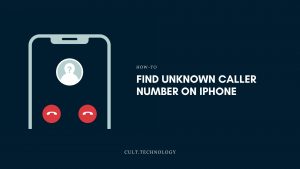 find unknown caller number on iphone