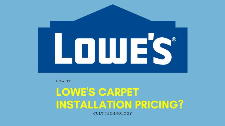 lowe's carpet installation pricing