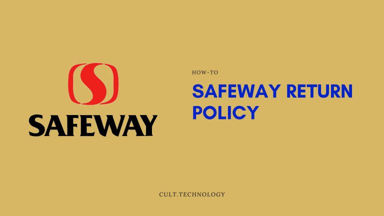safeway return policy