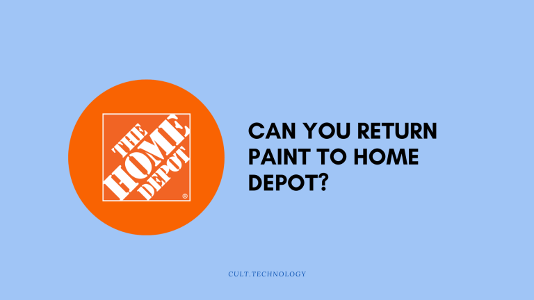 Return Paint to Home Depot