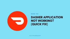 dasher application not working